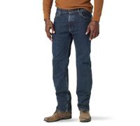 Wrangler Men’s Big & Tall Regular Fit Comfort Flex Waist Jean, Dark Stonewash, 44X32