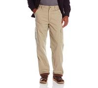 Wrangler Men's Authentics Fleece Lined Cargo Pant, British Khaki Twill, 38W x 30L