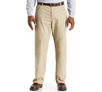 Wrangler Men's Big Rugged Wear Big Relaxed Fit Straight Leg Canvas Pant, Golden Khaki Canvas, 48x30