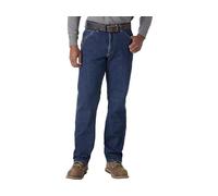 Wrangler Men's Five Pocket Jean, Mid Stone, 38x30