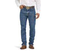 Wrangler Men's George Strait Cowboy Cut Slim Fit Jean, Dark Stone, 29x32
