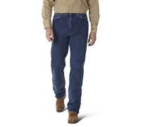 Wrangler Men's Original Fit Flame Resistant Jean, Stonewash, 38x32