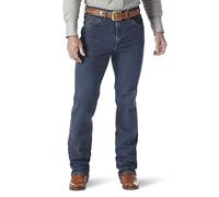 Wrangler Mens Premium Performance Cowboy Cut Comfort Wicking Slim Fit Jeans, Vintage Stone, 36W x 30L US