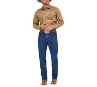 Wrangler Men's Premium Performance Cowboy Cut Reg Jean, Mid Stone, 40W x 30L