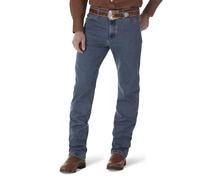 Wrangler Men's Premium Performance Cowboy Cut Reg Jean, Mid Tint, 33W x 34L