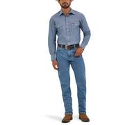 Wrangler Men's Premium Performance Cowboy Cut Reg Jean, Stone Bleach, 38W x 32L