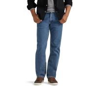 Wrangler Men's Regular Fit Comfort Flex Waist Jean, Light Stonewash, 38X30