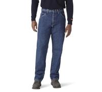 Wrangler Men's Riggs Workwear Flame Resistant Carpenter Jean, Denim, 42x34