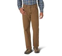 Wrangler Men's Rugged Wear Woodland Thermal Jean ,Night Brown,33x34