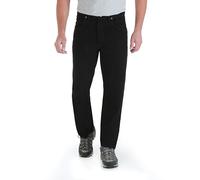 Wrangler Mens Trail Trekker Relaxed Fit Jeans, Overdyed Black, 33W x 30L US