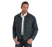 Wrangler Men's Western Concealed Carry Blanket Lined Denim Jacket