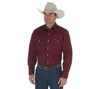 Wrangler MS70719 Camisa para Hombre, Óxido rojo, X-Large Tall