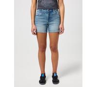 Wrangler Pantalón corto de mujer Boyfriend. Azul 34-36/25