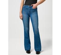 Wrangler Pantalón largo de mujer Flare. Azul 38/28/32