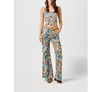 Wrangler Pantalón largo de mujer High Rise Flare. Turquesa 30 - Largo 30