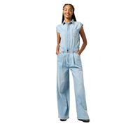 Wrangler - Pantalón Mujer - Corte Regular - Trouser Jumpsuit - Azul Pálido Wash