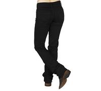 Wrangler Pantalones de Mezclilla prémium Patch Mae Sits Above Hip para Mujer, Negro, 3W / 30L