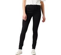 Wrangler - Pantalones de talle alto para mujer, pitillo, negro ('FUTURE BLACK') 30W / 32L