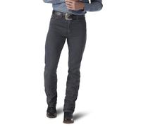 Wrangler - Pantalones Vaqueros de Corte Ajustado para Hombre (Corte Ajustado), Antracita, 32W x 36L