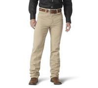 Wrangler - Pantalones Vaqueros de Corte Ajustado para Hombre (Corte Ajustado), Bronceado previamente Lavado, 32W x 36L