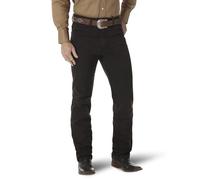 Wrangler - Pantalones Vaqueros de Corte Ajustado para Hombre (Corte Ajustado), Chocolate Negro, 33W x 34L