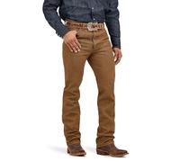 Wrangler - Pantalones Vaqueros de Corte Ajustado para Hombre (Corte Ajustado), Whiskey Negro, 30W x 32L