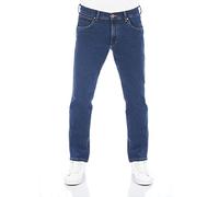 Wrangler Pantalones Vaqueros de Corte Regular Greensboro para Hombre, Pantalones Vaqueros elásticos, algodón Azul, Negro, Chip Azul (Wss3lq46a), 38W x 34L