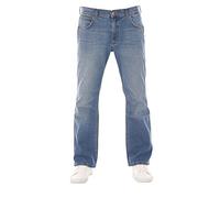 Wrangler Pantalones Vaqueros para Hombre Bootcut Jacksville, Pantalones Vaqueros para Hombre, algodón, elásticos, Worn Vintage (Wss5kn95z), 36W x 30L
