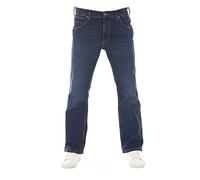 Wrangler Pantalones vaqueros para hombre Bootcut Jacksville, pantalones vaqueros para hombre, algodón, elásticos, Azul clásico (Wss5kpxed), 42W x 32L
