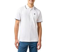 Wrangler Polo para Hombre, Blanco, XXL