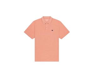 Wrangler Polo para Hombre Refined, Naranja, L
