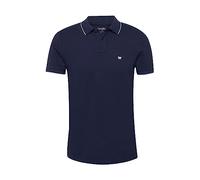 Wrangler Polo Shirt Camisa, Navy, Small de los Hombres