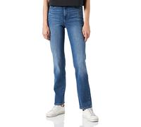 Wrangler Recto Pantalones, Azul, 28W x 32L para Mujer