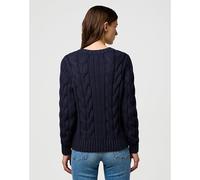 Wrangler Regular Cable Knit Crew Dark Navy Talla XS