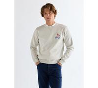 Wrangler Regular Embroidery Crew Oat Mel Talla XXL