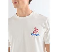 Wrangler Regular Embroidery Tee Worn White Talla XXL