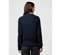 Wrangler Western Cardigan Sudadera, Azul Marino, M para Mujer