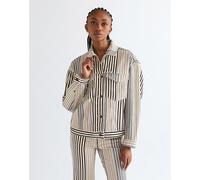 Wrangler Relaxed Cowgirl Jacket Multi Blue Stripe Talla S