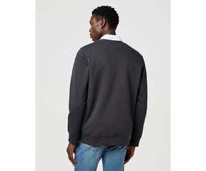 Wrangler Relaxed Embroidery Crew Faded Black Talla M