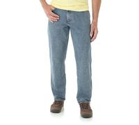 Wrangler Vaqueros de Corte Holgado Jeans, Color Gris, 36W x 29L para Hombre