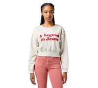 Wrangler Relaxed Sweatshirt Sudadera, Avena, M para Mujer