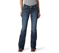 Wrangler Retro Mae Mid Rise Stretch Boot Cut Jean Jeans, Azul Oscuro, 8 UK/Long para Mujer