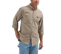 Wrangler Riggs Workwear by Men's Big and Tall Logger Shirt,Khaki,X-Large Tall
