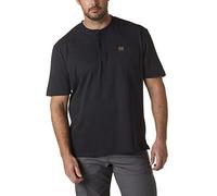 Wrangler Riggs Workwear Henley de Manga Corta para Hombre - Azul - X-Large