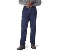 Wrangler Riggs Workwear - Jeans relajados para Hombre, Índigo Antiguo, 36W / 36L