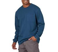 Wrangler Riggs Workwear Long Sleeve Pocket Performance T-Shirt, Oxford Blue, X-Large