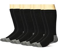 Wrangler Riggs Workwear Over The Calf Work Boot Socks 4 Pair Pack Calcetín Casual, Negro, Large Hombre