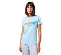 Wrangler Ringer tee Camiseta, Dream Blue, S Mujeres