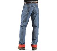 Wrangler Rugged Wear Men's Woodland Thermal Jean ,Stonewashed Denim,34x32