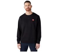Wrangler Sign Off Crew Sudadera, Real Black, M para Hombre